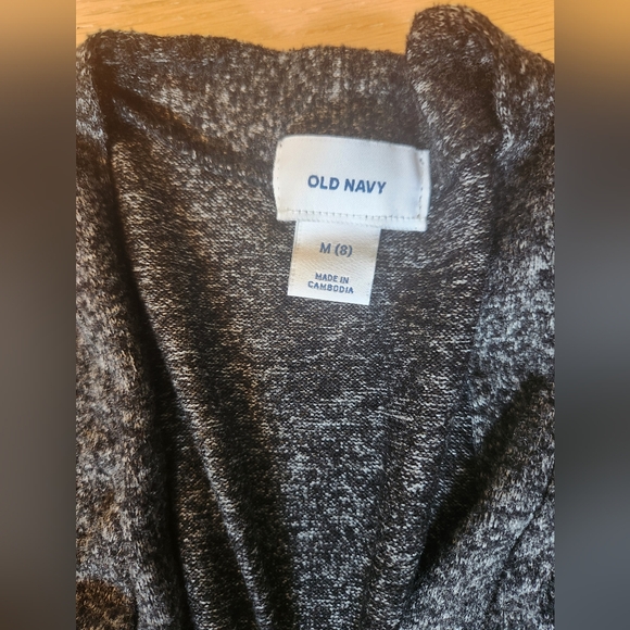 OLD NAVY | NWOT long heathered grey cardigan with pockets - Picture 4 of 5